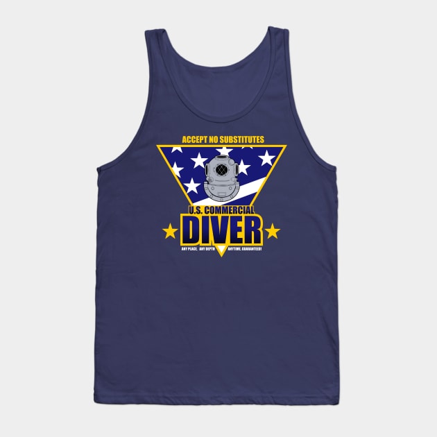 US Commercial Diver Tank Top by TCP